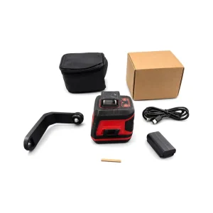 Five Line Green Laser Level With 3000mA Lithium Battery