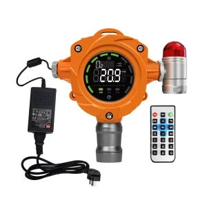 Fixed Gas Detector Control Panel 4-20mA RS485 for CO2 CO H2S O2 Flammable Toxic Gas Sound Light Alarm Explosion-Proof