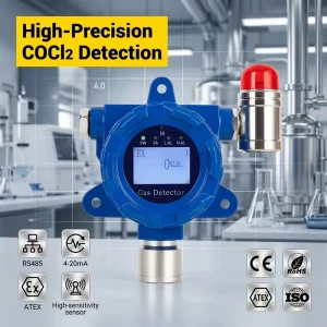 Fixed Metal Combustible Gas Leak Detector 24V for Industrial Lab Household