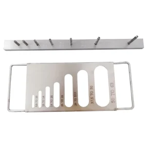 Flakiness Elongation Index Flaky Gauge BS Standard Length Gauge Testing Instrument