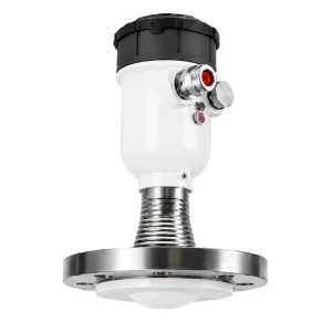 Flange 80GHz Radar Level Meter 4 20mA HART RS485 IP67 Non Contact Radar Level Transmitter for Liquid Solid Tank