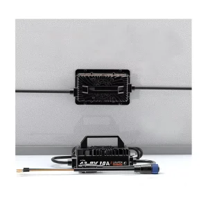 Flexible Installation 59.06 Inch Waterproof Lithium Battery Plug In Charger with LED Indicators 36V 10A Output 1.8kg Input Cable