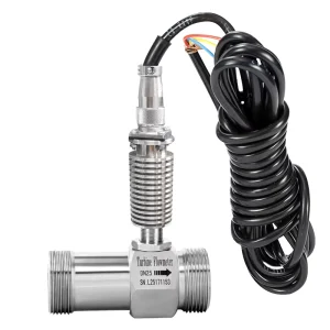 Flow Meter Water Turbine Flow Meter Sensor with Pulse Signal Threaded Connection 2-inch and 1-inch Flow Meters