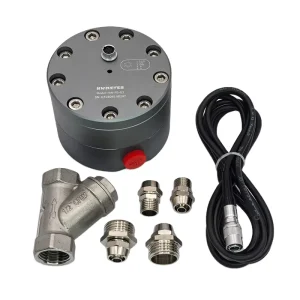 Flow Sensor HW FS 03 Pump Flowmeter with Y Filter Kit for Common Rail for Bench Gear Oil Flow Measurement OEM