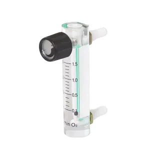Flowmeter (2 20LPM Flow Meter) with Control Valve for Oxygen air gas