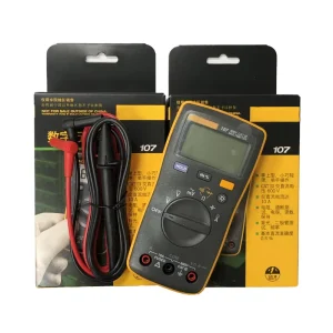 Fluke 107 Digital Multimeter Pocket Multimeter AC DC Voltage Tester Resistance Continuity Test Tool Portable Meter