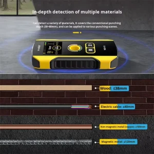 Fnirsi High Precision Industrial Metal Detector Multifunctional Wall Detector WD 02 Wire Metal Steel Bar Detector