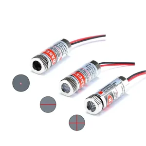 Focusable Adjustable Laser Head 5mW 650nm Red Dot/Line/Cross Laser Module