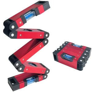 Folding Level 5 Sections Foldable Level Aluminum Alloy Multi Angle Measurement Tool