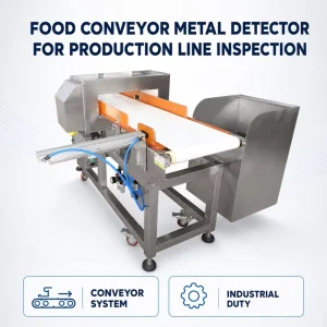 Food Conveyor Metal Detector for Production Line Inspection