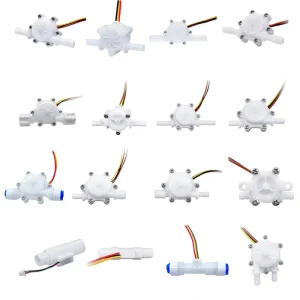 Food Grade Hall Effect Flow Meter High Precision Small Water Flow Sensor