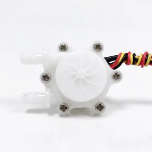 Food Grade POM Water Flow Sensor 1/4 Inch Quick Plug 0.15-1.5 Micro Liquid Flow Meter DC 5V