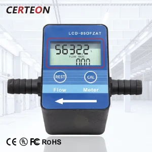 Food Grade Viscous Liquid Syrup Honey Milk Oil High Accuracy Quick Connect Pulse Battery Digital Gear Flow Meter