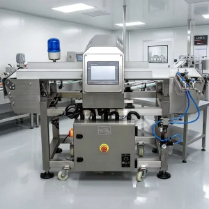 Food Metal Detector for Food Processing Industry HACCP Certified Automatic Rejection Belt Conveyor Detection System