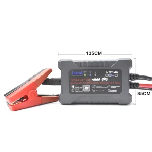 For CLIO IV Box 12V 3A Smart Car Battery Charger with Tester 100 CE Certified Multi Language Universal 100 240V AC Input