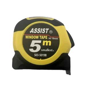 For Compact Metric Window Tape Measure 5m ABS & Stainless Steel for Measuring Inner Diameter