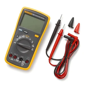 For Fluke 15B+ Electric Digital Multimeter Plastic Household Use Measures AC DC Voltage Current 1000V 10A Resistance Continuity