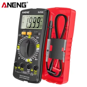 For SZ08 Professional Digital Multimeter Ultra Thin Handheld Testers Auto Voltmeter AC DC 750V Resistance Storage Features