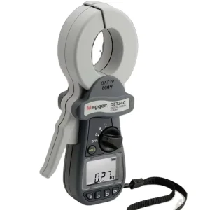 ForMEGGER DET24C Digital Clamp On Ground Resistance Meter with Data Storage and Downloading
