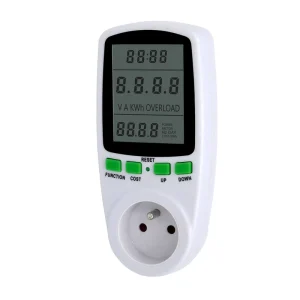 French Type G Digital Power Meter Analyzer Single Phase 230V Solar Energy Meter 2% Accuracy CE Certified for Household Use