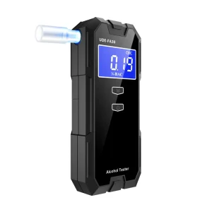 Fuel Cell Breath Alcohol Test Detector Breathalyzer for Car Alcohol Detector Digital Wine Breathalyzer Breath Alcohol Tester
