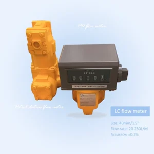 Fuel Unloading Flow Meter Mechanical Flow Meter Liquid Control 1.5 Inch Flow Meter Diesel Oil Flow Meter Pd Flow Meter