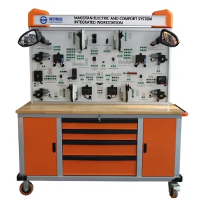 Fuel Vehicle Training Simulator Electric and Comfort System Integrated Workstation in Gasoline Car Educational Equipment