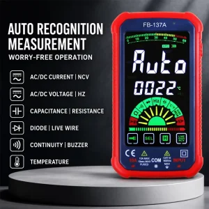 Full Functions 5999 Digits Auto ranging Smart Digital Multimeter Multi Tester with Full Touch Screen Displaying