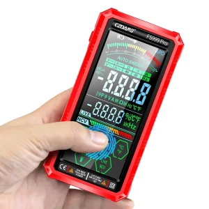 Full Functions 6000 Counts 5999 Digits Touch Screen Auto-ranging Smart Digital Multimeter Multi Tester Rechargeable