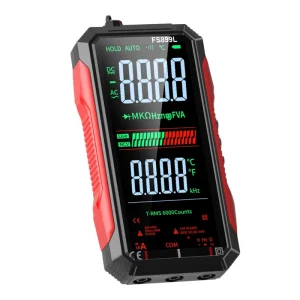 Full Screen Auto Range Digital Multimeter Rechargeable 6000 Counts Multi Tester Easy Read Operate