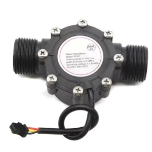 G1 DN25 Water Flow Sensor Flowmeter 2-100L/Min Nylon 3.5-24VDC Easy Installation