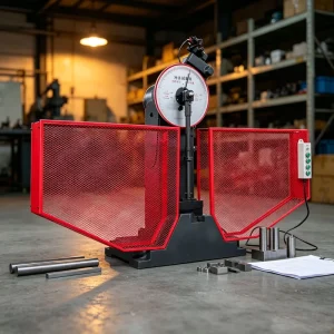 GB Standard Pendulum Impact Testing Machine 0.1° Angle Accuracy Metal Specimen Impact Strength Test Equipment