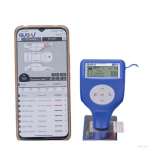 GC8102 Auto Tester Plastic Paint Coating Thickness Gauge Meter for Car Damage Testing