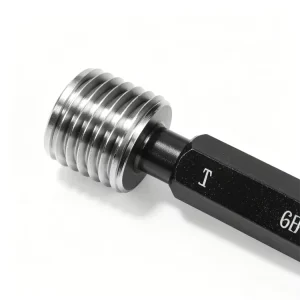 GCr15 High Accuracy H6-H12 Go No Go Thread Plug Gauge with 0.01mm Measuring Range for Industrial Thread Inspection