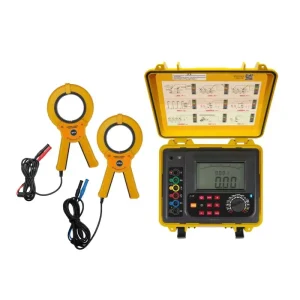 GDCR3200C High Voltage Earth Resistance Tester Double Clamp Resistance Meter