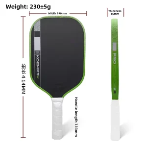 GEN5 Pickleball Paddle Board Toray T700 Carbon Fiber Fifth Generation Core Hot Press Secondary Molding