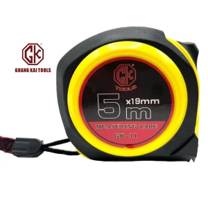 GK A027 3m 5m 7.5m 10m Adhesive Wrapped Professional Handheld Steel Tape Telescopic Metric Rolling Measurement