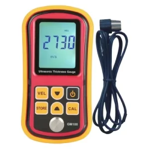 GM100 High Accuracy Ultrasonic Thickness Gauge with 1-Year Warranty and OEM Customization