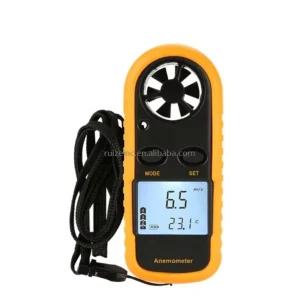 GM816 Digital Anemometer LCD Backlight Wind Speed Meter Tester for Air Velocity Airflow Temperature Sensors