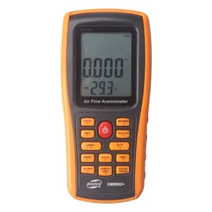 GM8902 Anemometer Plastic Electronic Airflow Measurement Small Handheld Anemometer