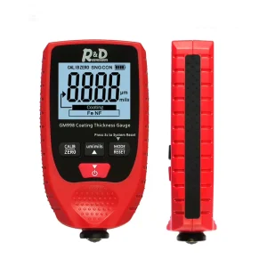 GM998 Digital Ultrasonic Ceramic Contour Gauge 0 1500 Um Coating Thickness Meter for Metal Plastic Fe NFe Car Paint Measurements