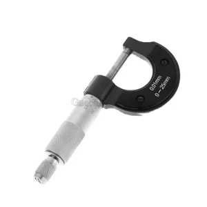 GNB-40 Solid Metal Frame Outside 0-25mm Metric Diameter Micrometer