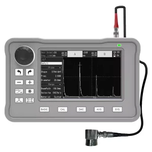 GUF750 Ultrasonic Flaw Detector 10m Detection Range 5W Power DAC Curve Portable Equipment for Workpiece Internal Subtle