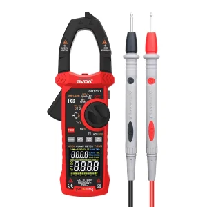 GVDA Digital AC DC Clamp Meter with LOZ Mode & True RMS VFD Inrush Current Continuity Inductance Resistance Capacitance Tester