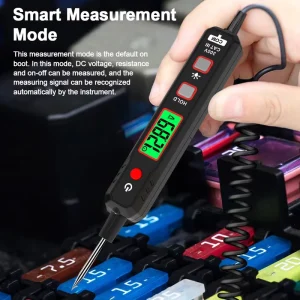GVDA GD181 Digital Automotive Circuit Tester 0 100V DC Smart Voltage Test Pencil LED Display Flashlight Resistance Diode Testing