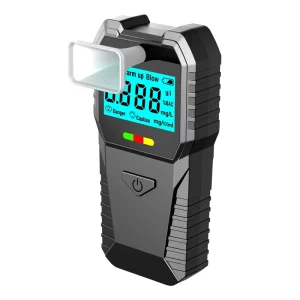 GaoX MR1102 High Precision Portable Breathalyzer Semiconductor Sensor AA Batteries 10s Response Time LCD Display