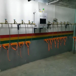 Gas Pressure Regulator Fully Automatic Hospital Laboratory Switchover Manifold System Touch Screen Control Low Gas Alarm 1 Year
