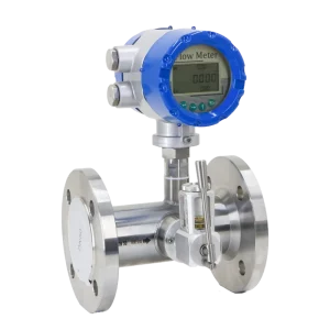 Gas Turbine Flow Meter SS304 SS316 CE SIL PED Certified Gas Flow Sensor DN25-DN300 Trade Settlement Meter
