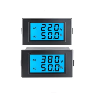 Generator Digital Display Voltmeter Frequency Meter AC Voltage Measurement 110V 220V 380V 50Hz Tester D69