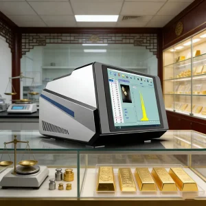 Gold Tester 0.01% Accuracy X Ray Spectrometer SDD Detector Full Precious Metal Element Analyzer Gold Silver Testing
